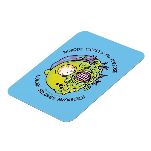 RICKとMORTY™|様式化されたモーティフライ引用文 マグネット (左側)