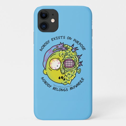 RICKとMORTY™|様式化されたモーティフライ引用文 Case-Mate iPhoneケース (裏面)