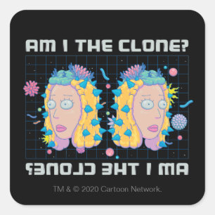 RICKとMORTY™ 私がクローンですか？ スクエアシール