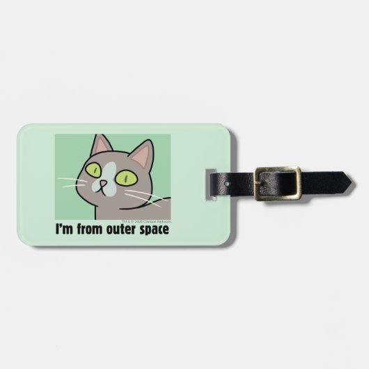 RICKとMORTY™|私は宇宙から来ました ラゲッジタグ (正面横)