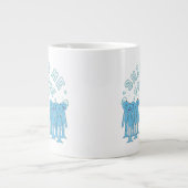 RICKとMORTY™|私を法律から守る ジャンボコーヒーマグカップ (正面)