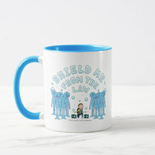 RICKとMORTY™ 私を法律から守る マグカップ