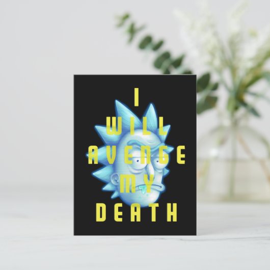 RICKとMORTY™|自分の死の仇を討つ インビテーションポストカード (スタンド正面)