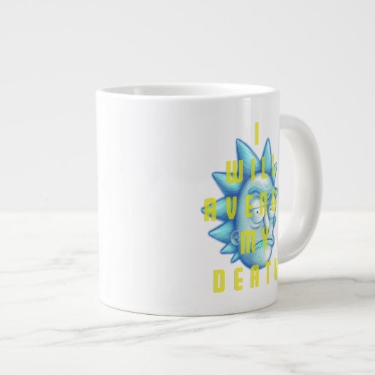 RICKとMORTY™|自分の死の仇を討つ ジャンボコーヒーマグカップ (正面右)