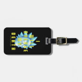 RICKとMORTY™|自分の死の仇を討つ ラゲッジタグ (正面横)
