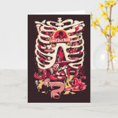 RICKとMORTY™|解剖学パークのリブケージ カード (黄色い花)