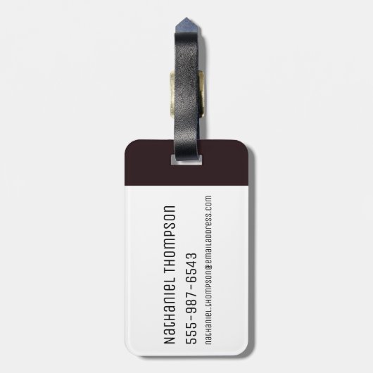 RICKとMORTY™|解剖学パークのリブケージ ラゲッジタグ (裏面縦)