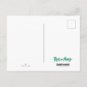 RICKとMORTY™|非生産性 インビテーションポストカード (裏面)