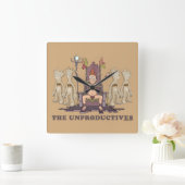 RICKとMORTY™|非生産性 スクエア壁時計 (ホーム)