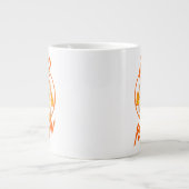 RICKとMORTY™|鳥のペンタグラム ジャンボコーヒーマグカップ (正面)