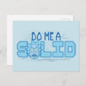 RICKとMORTY™| Do Me aを実行しま無地のす インビテーションポストカード (正面/裏面)