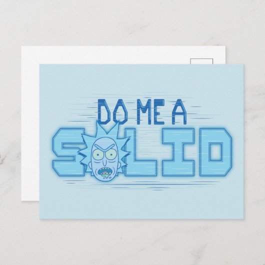 RICKとMORTY™| Do Me aを実行しま無地のす インビテーションポストカード (正面/裏面)