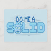 RICKとMORTY™| Do Me aを実行しま無地のす インビテーションポストカード (正面)