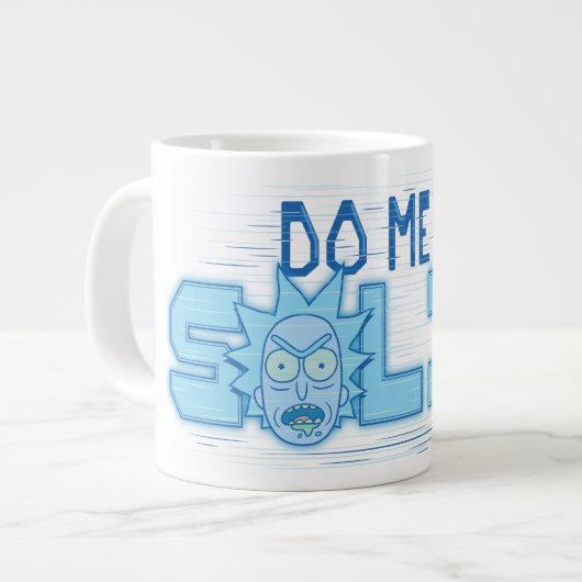 RICKとMORTY™| Do Me aを実行しま無地のす ジャンボコーヒーマグカップ (正面左)