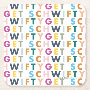 RICKとMORTY™  Schwiftyを取得 スクエアペーパーコースター