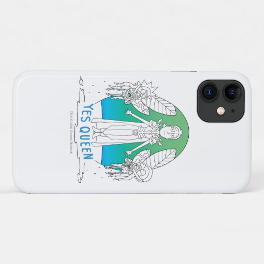 RICKとMORTY™|Yesクイーン Case-Mate iPhoneケース (裏面(横))