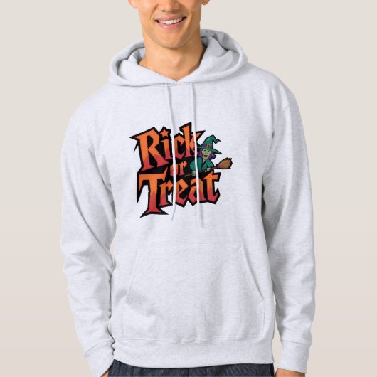 RickまたはTreat Men's Basic Halloween T-Shirt パーカ (正面)