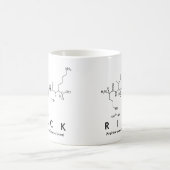 Rickペプチド名mag コーヒーマグカップ (中央)