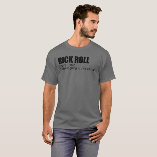 Rick転がミーム定おもしろい義ミームRick Tシャツ (正面フル)
