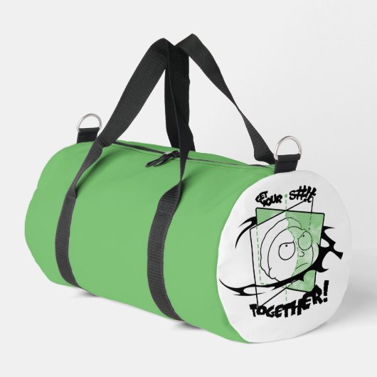 RICK AND MORTY™ | しっかりやれ！ ダッフルバッグ (左コーナー)