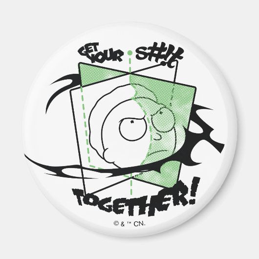 RICK AND MORTY™ | ちゃんとしろ！ マグネット (正面)