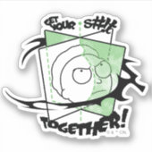 RICK AND MORTY™ | ちゃんとやれ! シール (正面)
