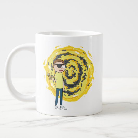 RICK AND MORTY™ | イカれたモーティのポータル ジャンボコーヒーマグカップ (左)