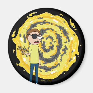 RICK AND MORTY™   イーヴィル・モーティのポータル マグネット