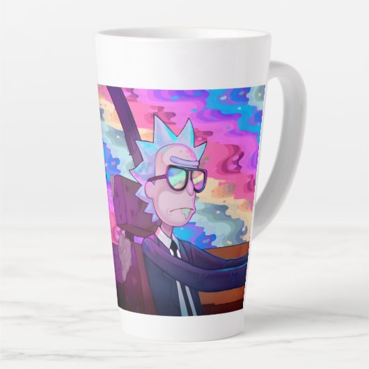 Rick and Morty カフェラテマグ (右アングル)