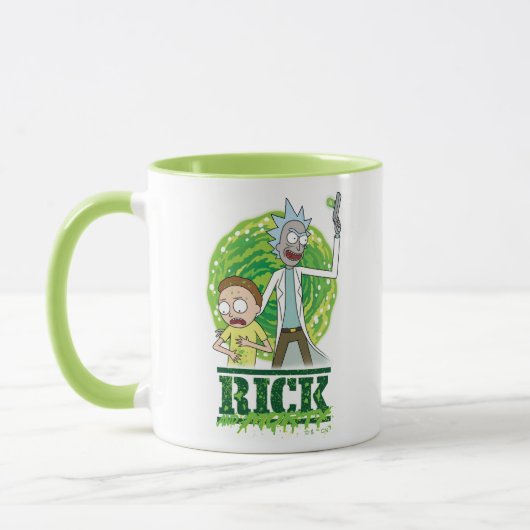 RICK AND MORTY™ | グリーンスプラッシュ マグカップ (左)