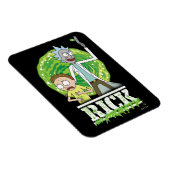 RICK AND MORTY™ | グリーンスプラッシュ マグネット (右側)