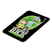 RICK AND MORTY™ | グリーンスプラッシュ マグネット (左側)