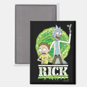 RICK AND MORTY™ | グリーンスプラッシュ マグネット (正面/裏面)