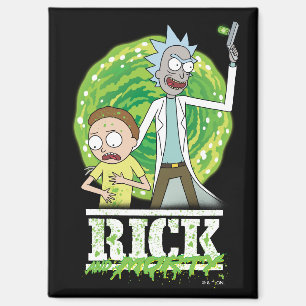 RICK AND MORTY™   グリーンスプラッシュ マグネット