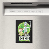 RICK AND MORTY™ | グリーンスプラッシュ マグネット (インサイチュ (食洗機))