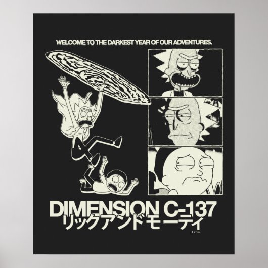 RICK AND MORTY™ | ディメンションC-137 ポスター (正面)