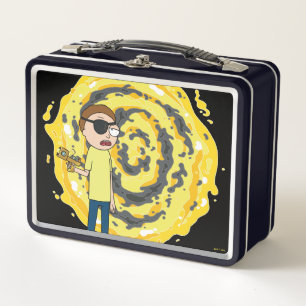 RICK AND MORTY™   悪のモーティのポータル メタルランチボックス