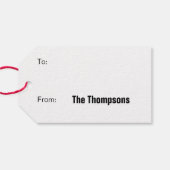 Rick and Morty | Christmas Pickle Rick Pattern ギフトタグ (裏面横)