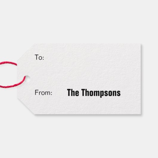 Rick and Morty | Christmas Pickle Rick Pattern ギフトタグ (裏面横)