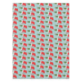 Rick and Morty | Christmas Pickle Rick Pattern テーブルクロス (正面)