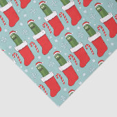 Rick and Morty | Christmas Pickle Rick Pattern 薄葉紙 (詳細)