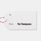 Rick and Morty | Christmas Reindeer Sleigh Pattern ギフトタグ (裏面横)