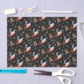 Rick and Morty | Christmas Reindeer Sleigh Pattern 薄葉紙 (クラフト)