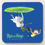 RICK AND MORTY™ | Falling Out Of Portal コースター<br><div class="desc">Rick and Morty fall out of a portal,  screaming the whole way down!</div>