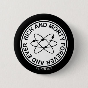 Rick and Morty Forever and Ever Atomic Badge 缶バッジ