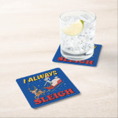 Rick and Morty | I Always Sleigh スクエアペーパーコースター (インサイチュ)