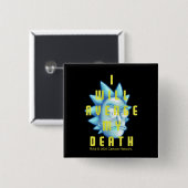 RICK AND MORTY™ | I Will Avenge My Death 缶バッジ (正面&裏面)