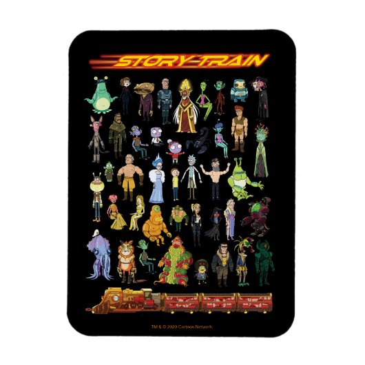 RICK AND MORTY™ | Story Train マグネット (縦)