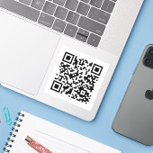 Rick Astley QRコード シール (ノートパソコンとiPhone)