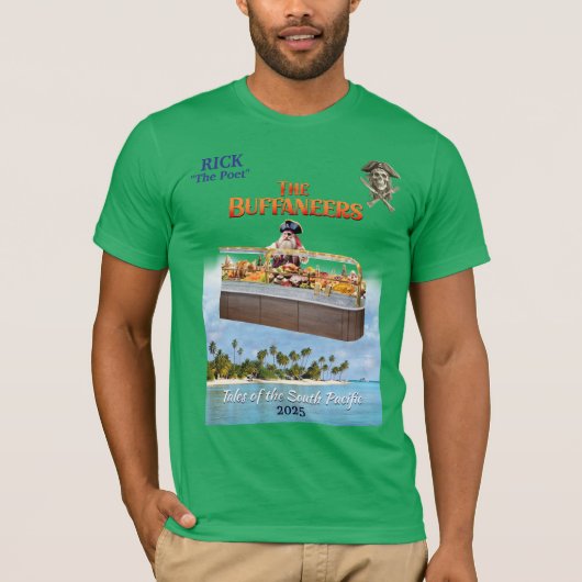 Rick Ewell T-Shirt用ビュッフェ付きビュッフェ Tシャツ (正面)